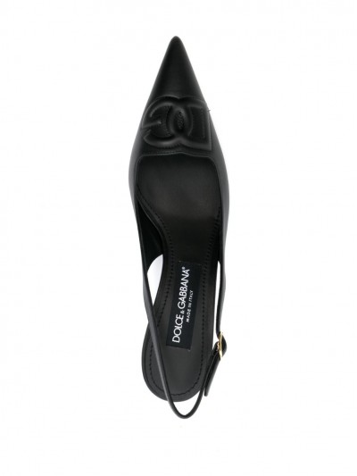 Dolce & Gabbana Black pumps with 70mm back strap