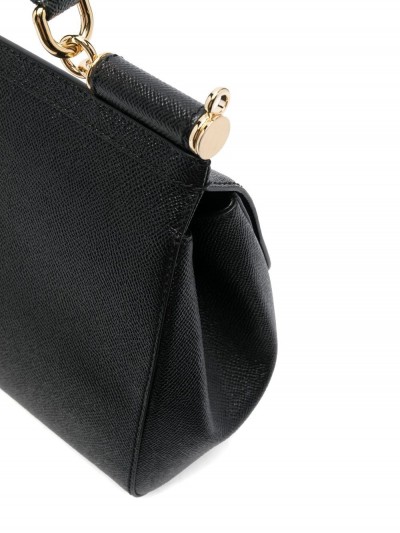 Dolce & Gabbana Sicily Patent Leather Shoulder Bag
