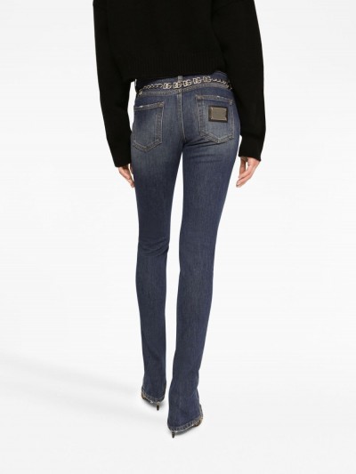 Dolce & Gabbana Medium-waisted slim jeans
