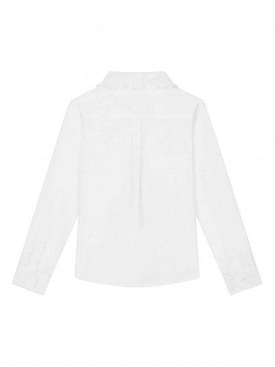 Dolce & Gabbana Kids White shirt with embroidery