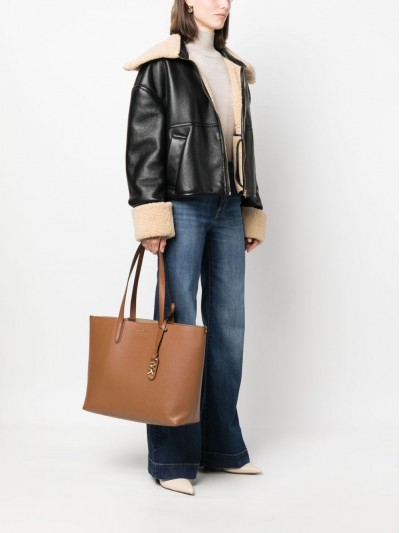 Eliza Extra-large Pebbled Leather Reversible Tote Bag