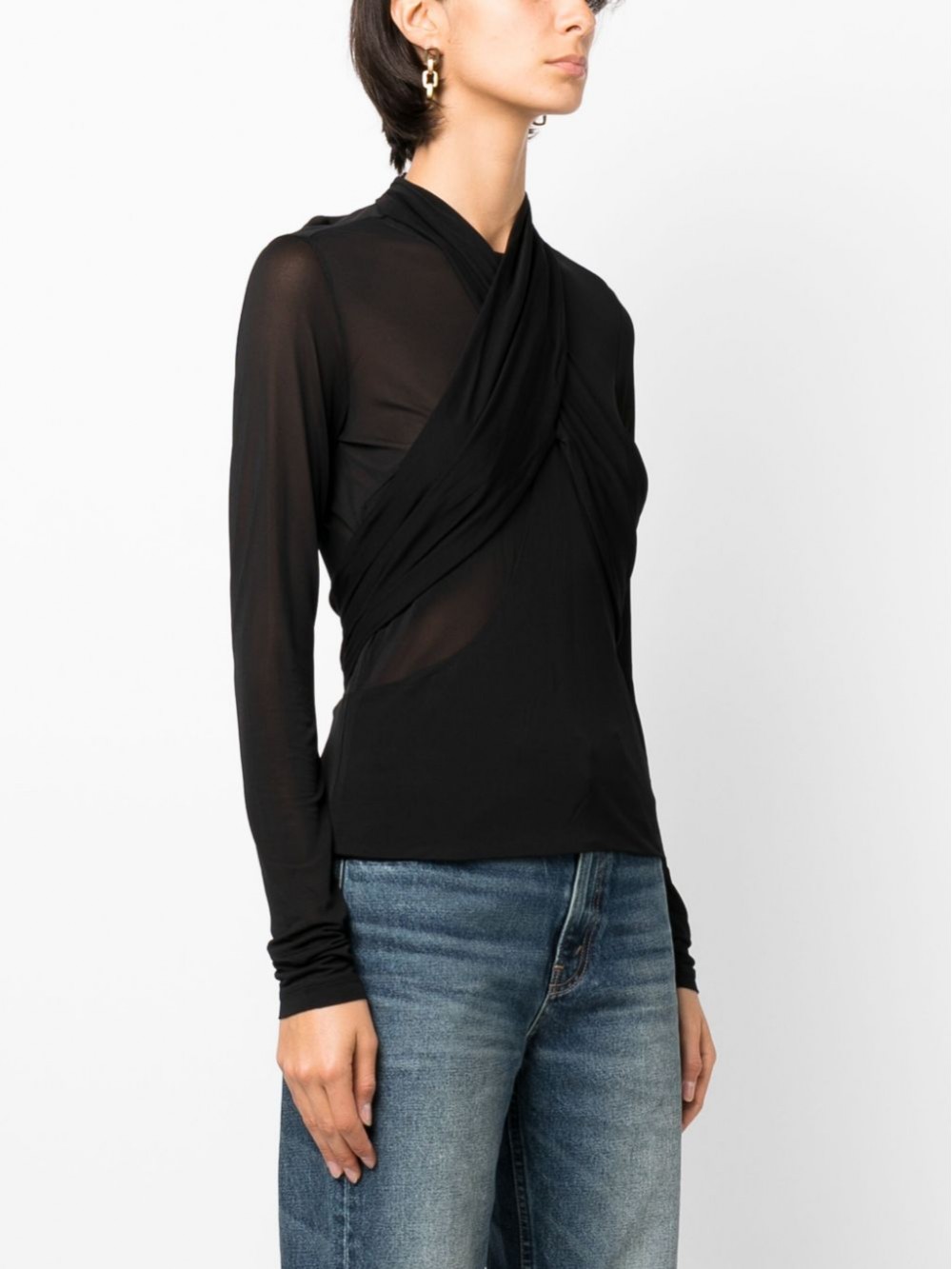 Isabel Marant Top in tulle nero Home