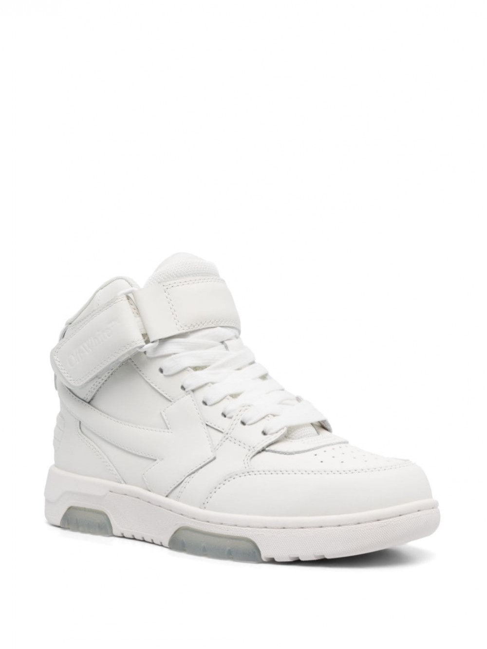 OFF-WHITE Out of Office Calf Leather Sneaker in Pink. Size 39.