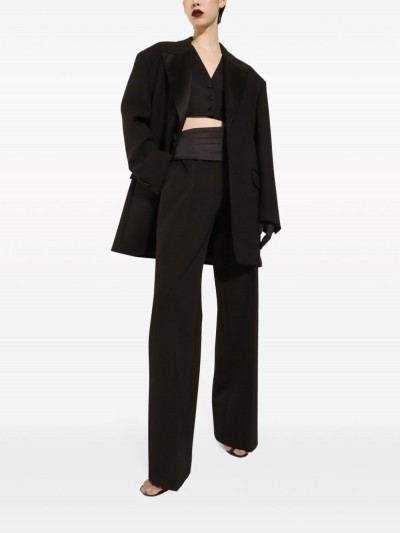 Dolce & Gabbana Black high-waisted pants