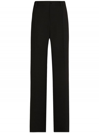 Dolce & Gabbana Black high-waisted pants Home