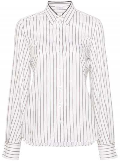 Brunello Cucinelli Camicia a righe